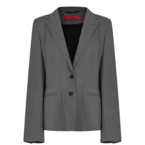 Image of Hugo Aninas Relaxed Fit Blazer - Black