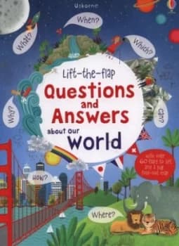Image of Usborne Lift-the-Flap Questions and Answers about Our World by Katie Daynes Hardback