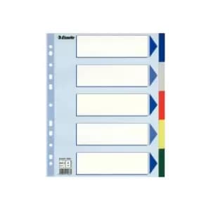 Image of Esselte Divider A4 Maxi Polypropylene 5 Tabs Multicolour - Outer