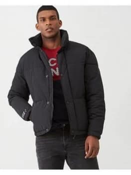 Image of Jack & Jones Core Noah Short Padded Coat - Black, Size L, Men