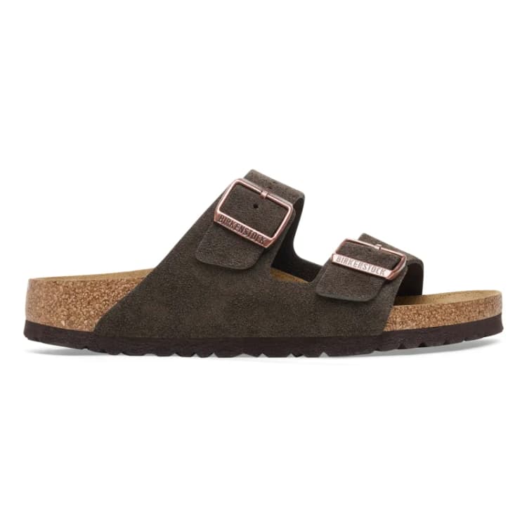 Image of Birkenstock Sandals Birkenstock Arizona Suede Leather Marron Unisex 37 Etroit 1027083