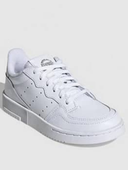 Image of adidas Originals Supercourt Childrens Trainers - White, Size 2