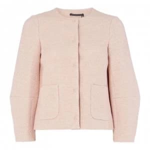 Image of Gant Collarless Jacket - 659 SUMMER ROSE