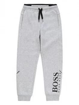 Image of Hugo Boss Classic Logo Cuffed Sweatpants Grey Size 4 Years Kids