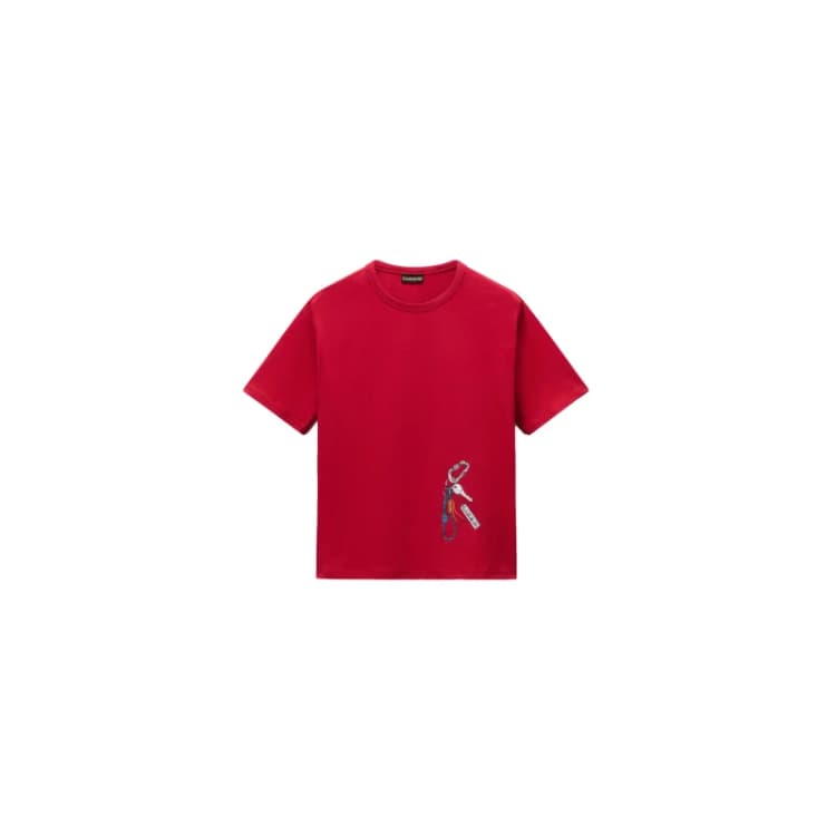 Image of Kid's T-Shirt Napapijri Albedo Rouge Unisex 4 ans