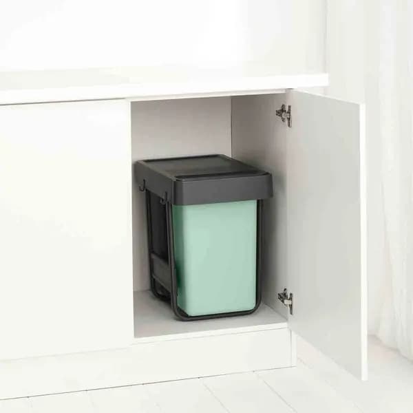 Image of Brabantia Sort&go Built-in Bin, 2X15L - Dark Grey 232503
