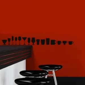 Image of KBS-131 Black Decorative Wall Sticker