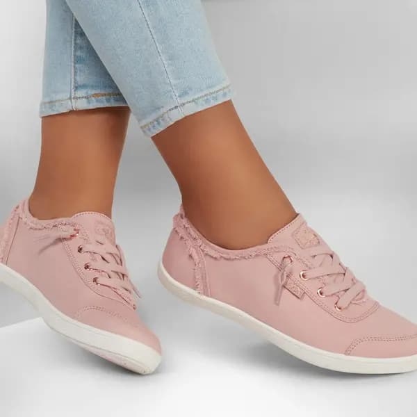 Image of Skechers Bobs B Cute Plimsolls Rose U374M Female 3,4,5,6,7,8