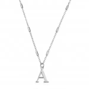 Image of Iconic Initial A Silver Necklace SNCC4040A