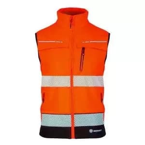 Image of Beeswift DELTIC HI-VIS GILET TWO-TONE Orange Black 4XL BSDBWTTORBL4XL