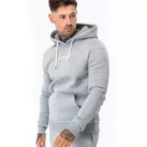 Image of Hype Scribble Logo Mens Pullover Hoodie - Grey
