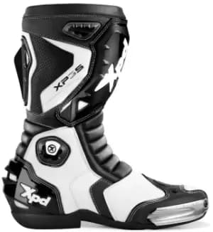 Image of XPD XP3-S Motorcycle Boots, black-white, Size 46, black-white, Size 46