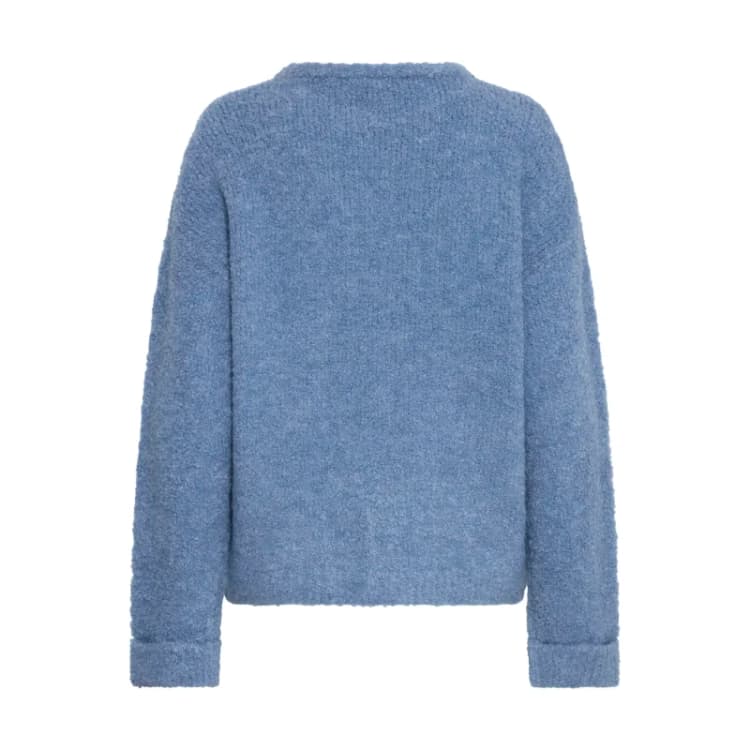Image of Ichi Womens round neck sweater Ichi Blarisa Bleu Female 2XL