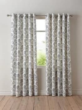 Image of Chloe Lined Eyelet Curtains