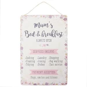 Image of Mum's Bed & Breakfast Sign