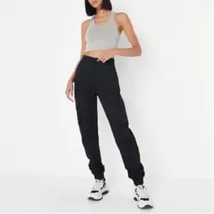 Image of Missguided Cargo Trouser - Black