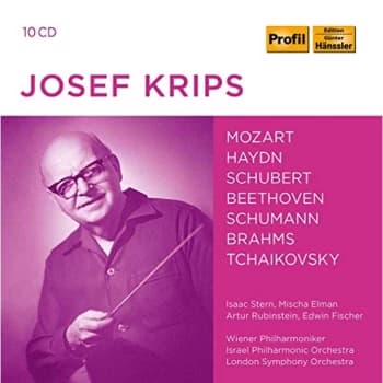 Image of Josef Krips - Josef Krips: Mozart/Haydn/Schubert/Beethoven/Schumann/Brahms/... CD