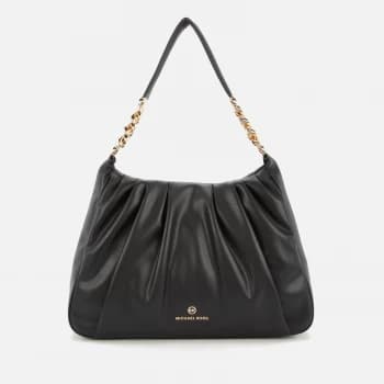 Image of Michael Kors Womens Hannah Shoulder Bag - Black