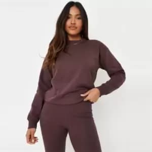 Image of Missguided SWEATSHIRT - Brown
