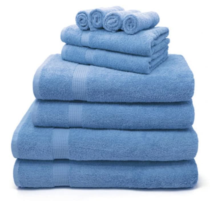 Image of Velosso Luxury 100% Egyptian Cotton Towels 550Gsm Soft & Absorbent Cotton Towels Blue - Hand Towel