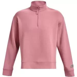 Image of Under Armour Sum Knt half Zp 99 - Pink