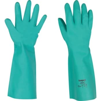 Image of 953-03 Powercoat Nitraf Nitrile Green Gloves - Size 10