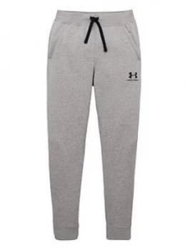 Image of Urban Armor Gear Boys Childrens Cotton Fleece Joggers - Grey/Black, Size 5-6 Years
