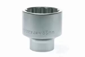 Image of Teng Tools M110565 1" Drive - Regular 12pt Metric 65mm Socket Chrome Vanadium
