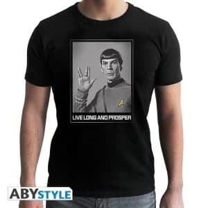 Image of Star Trek - Spock Mens Large T-Shirt - Black