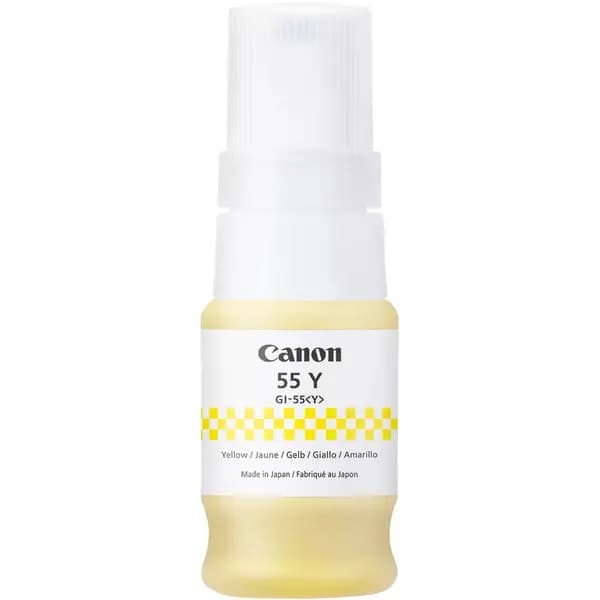 Image of Canon GI-55Y Yellow Ink Bottle - 6291C001 (Original)