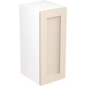Image of Kitchen Kit Flatpack Shaker Kitchen Cabinet Wall Unit Ultra Matt 300mm in Cashmere MFC