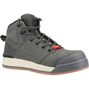 Image of Unisex Adult 3056 Safety Boots (7 UK) (Olive) - Hard Yakka