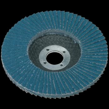 Image of Sealey Zirconium Abrasive Flap Disc 100mm 40g