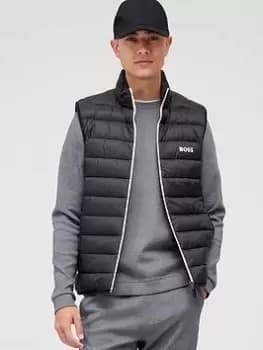 Image of BOSS Thor Padded Gilet - Black, Size 2XL, Men