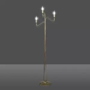 Image of Tori Gold Multi Arm Floor Lamp 3x E14