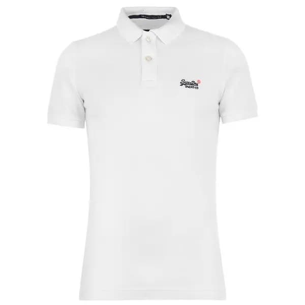 Image of Superdry Core Polo Shirt Short Sleeve Polos Small Pink 54261370350
