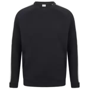 Image of Skinni Fit Unisex Contrast Raglan Sweatshirt (XXS) (Navy/White)