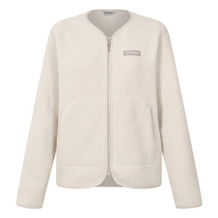 Image of Womens zipped fleece Berghaus Hanby relaxed Gris Female XS/S