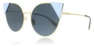 Image of Fendi 0190/S Sunglasses Rose Gold 000A9 57mm