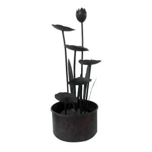 Image of Charles Bentley Garden Cascading Lotus Flower Water Feature