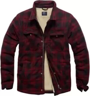 Image of Vintage Industries Class Sherpa Jacket, red, Size 2XL, red, Size 2XL