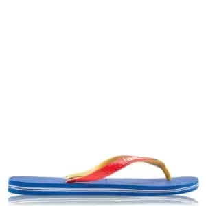 Image of Havaianas Brasil Mix Womens Flip Flops - Blue