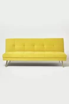 Image of Laurie Velvet Click Clack Sofa Bed
