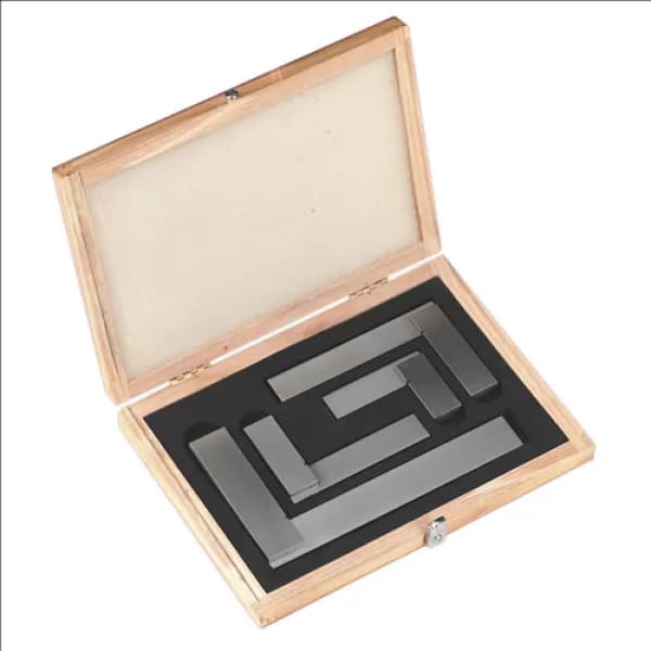 Image of Genuine SEALEY AK11000 Precision Steel Square Set 4pc