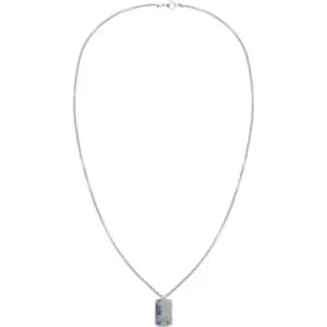 Image of Gents Tommy Hilfiger Jewellery Beaded Stone Necklace