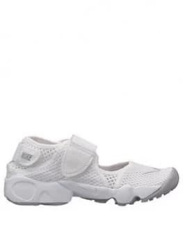 Image of Nike Rift Childrens Trainers - White/Grey, Size 13.5