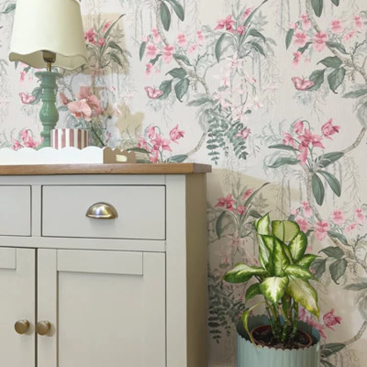 Image of Belgravia Decor Suki Pink / Sage / Green