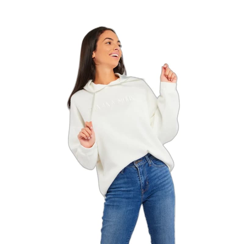 Image of banana moon Womens Hoodie Banana Moon Bradley Creamy Blanc Female M