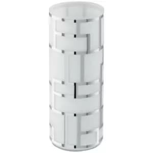 Image of Netlighting Bayman 1 Light Table Lamp Cylindrical Polished Chrome, Glass, E27