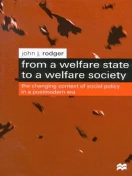 Image of From a Welfare State to a Welfare Society by Jo Campling Book